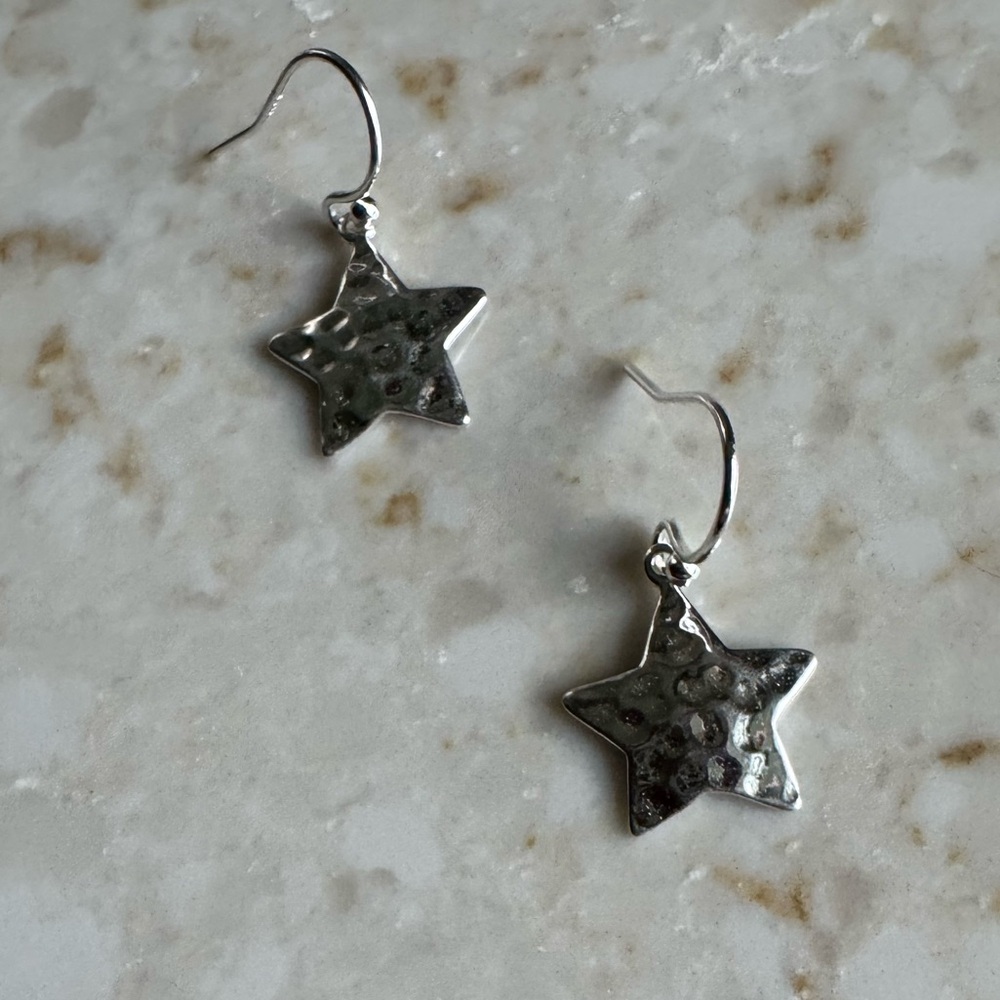 NWOT Sundance Glimmering Stars Earrings, Sterling Silver - Picture 3 of 7